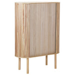 Schrank MANARA Paulownia-Holz 130 cm Hellbraun