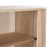 Schrank MANARA Paulownia-Holz 130 cm Hellbraun