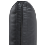 2-Sitzer Sofa Kunstleder schwarz SOVIK