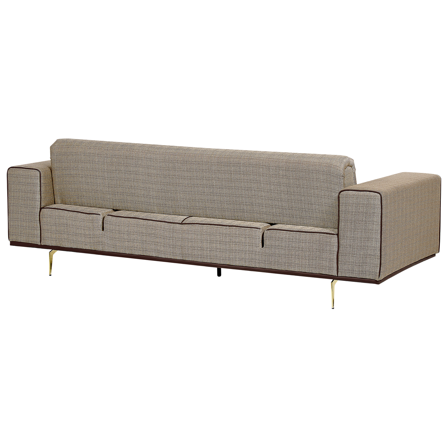 2-Sitzer Sofa Leinen hellbraun OSELO