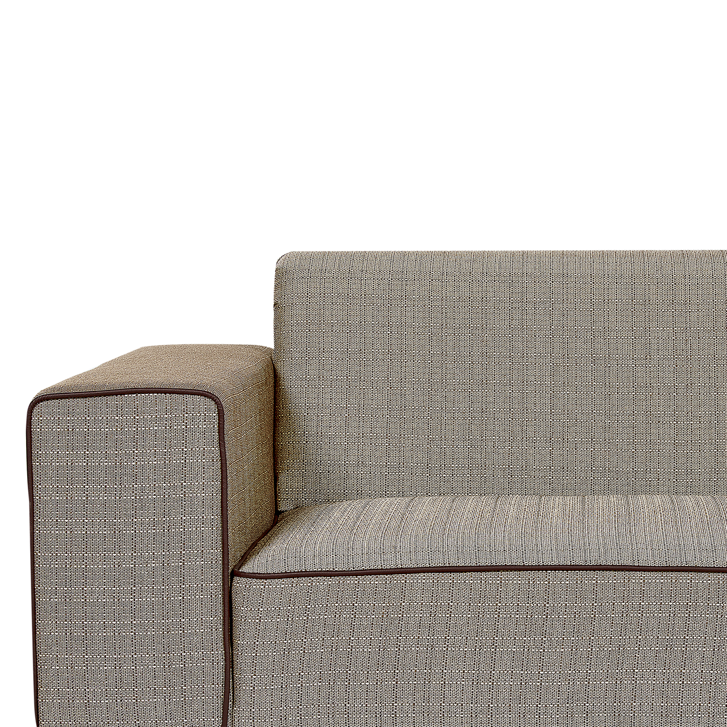 2-Sitzer Sofa Leinen hellbraun OSELO