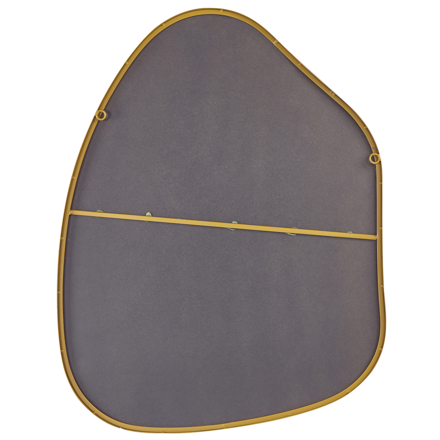 Wandspiegel PUTEAUX 70 cm 92 cm Metall Gold