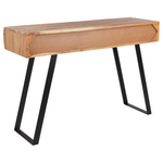 Konsolentisch Akazienholz hellbraun 2 Schubladen ANTIGO