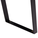 Konsolentisch Akazienholz hellbraun 2 Schubladen ANTIGO