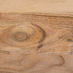 Konsolentisch Akazienholz hellbraun 2 Schubladen ANTIGO