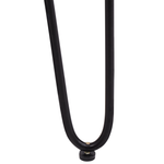 Konsolentisch Mangoholz cremeweiss / schwarz 3 Schubladen MINTO