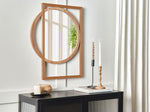 Wandspiegel LAURON 56 cm 71 cm Hellbraun