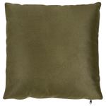 Chaiselongue Samtstoff olivgrün linksseitig LANNILS