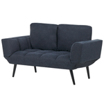 2-Sitzer Schlafsofa blau-grau BREKKE