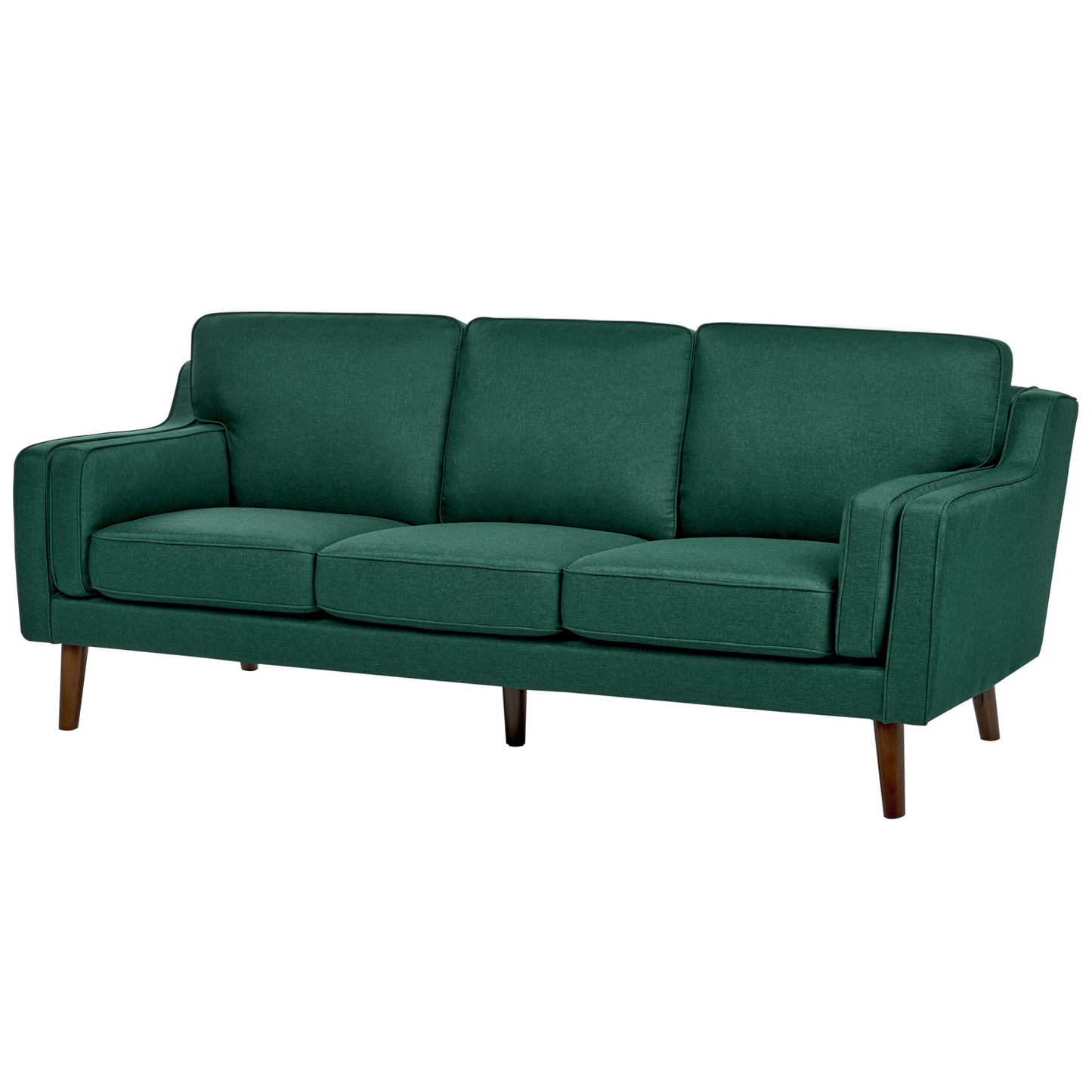 3-Sitzer Sofa dunkelgrün LOKKA