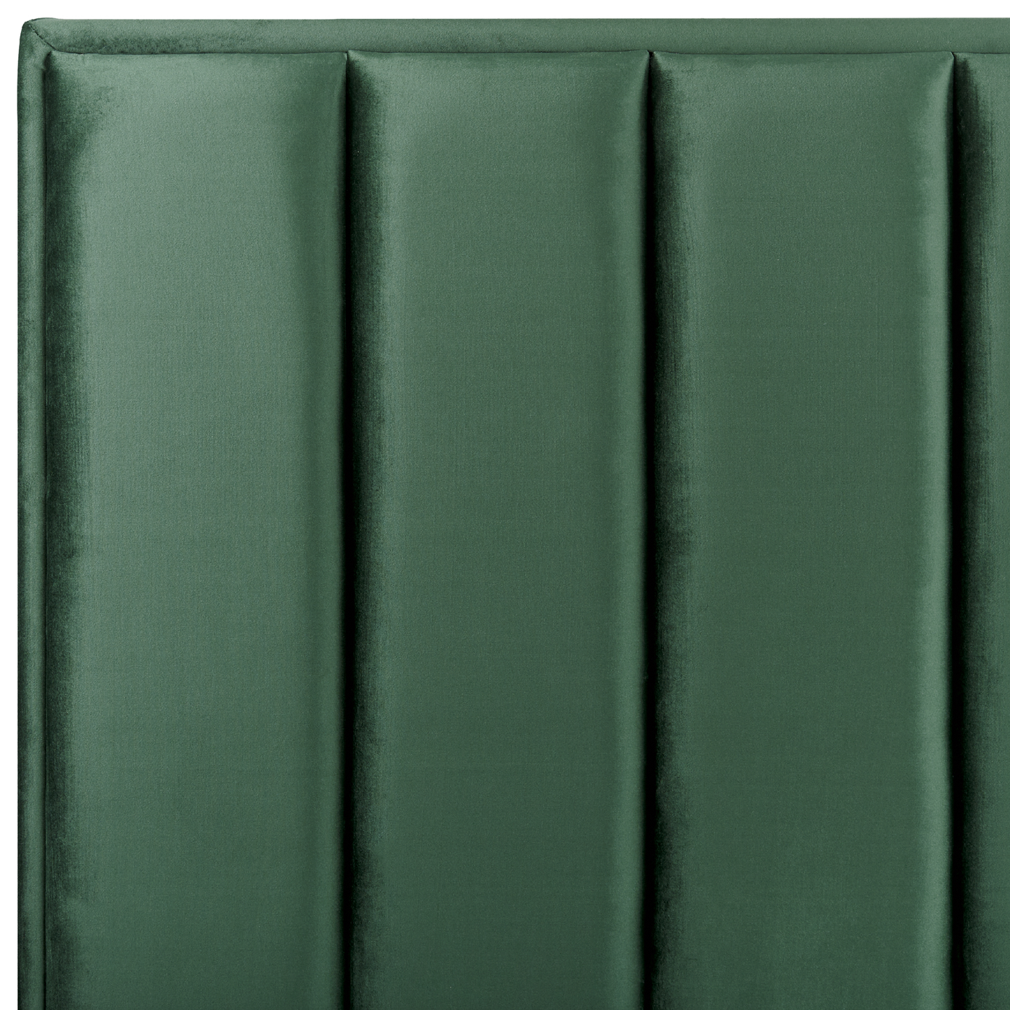 Bett mit Stauraum Samtstoff SEZANNE 160 x 200 cm Dunkelgrün