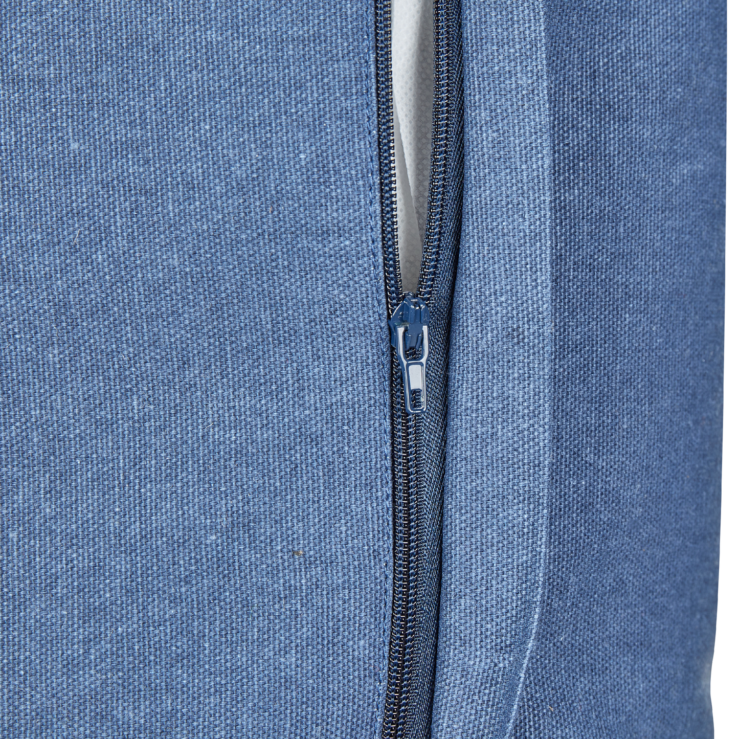 Kissen 2er Set Stickerei Samtstoff Marineblau BLUESTEM 30 x 50 cm