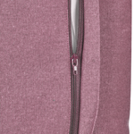 Dekokissen Stickerei Samtstoff Violett DAYLILY 30 x 50 cm