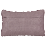 Kissen 2er Set Samtstoff Violett CHIRITA 30 x 50 cm