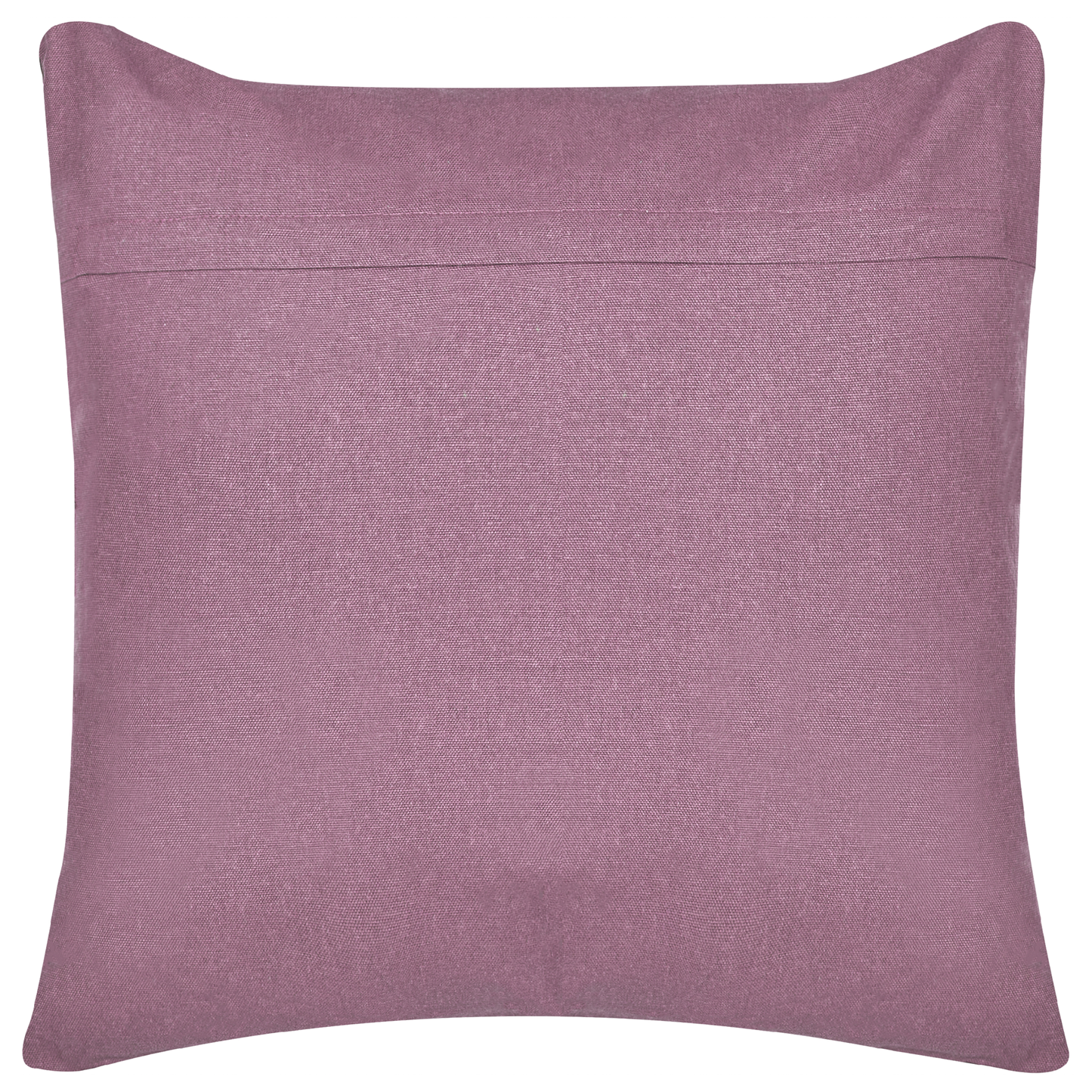 Dekokissen Stickerei Samtstoff Violett DAYLILY 45 x 45 cm