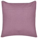 Dekokissen Stickerei Samtstoff Violett DAYLILY 45 x 45 cm