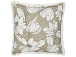 Dekokissen 2er Set CYANOTIS Baumwolle 45 x 45 cm Grün Blumenmuster