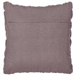 Dekokissen CHIRITA Samtstoff 45 x 45 cm Violett Ohne Muster