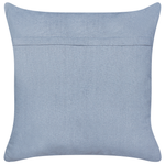 Dekokissen 2er Set PANDOREA Samtstoff 45 x 45 cm Violett Geometrisches Muster