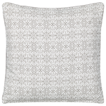 Dekokissen 2er Set GLORIOSA Baumwolle 45 x 45 cm Grau Geometrisches Muster