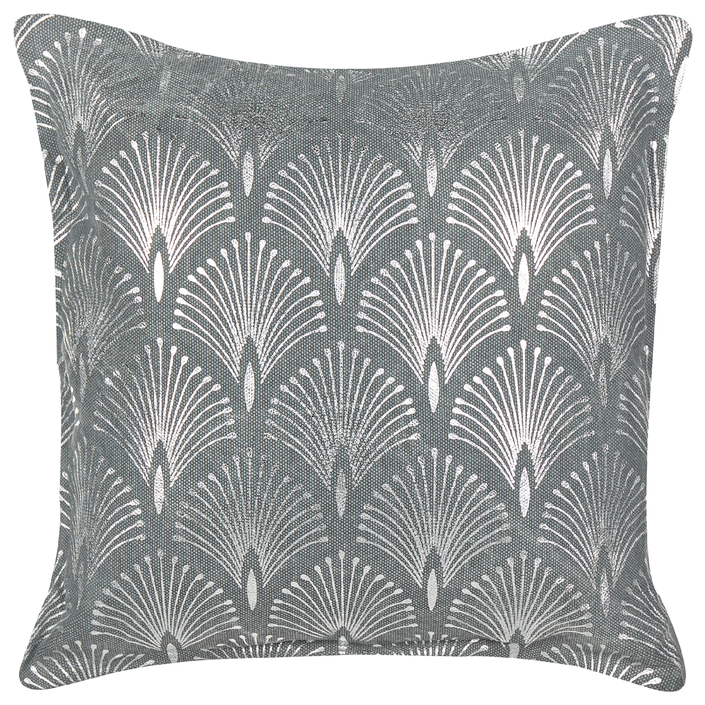 Dekokissen 2er Set HOYA Baumwolle 45 x 45 cm Grau Geometrisches Muster