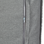 Dekokissen 2er Set HOYA Baumwolle 45 x 45 cm Grau Geometrisches Muster