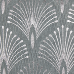 Dekokissen 2er Set HOYA Baumwolle 45 x 45 cm Grau Geometrisches Muster