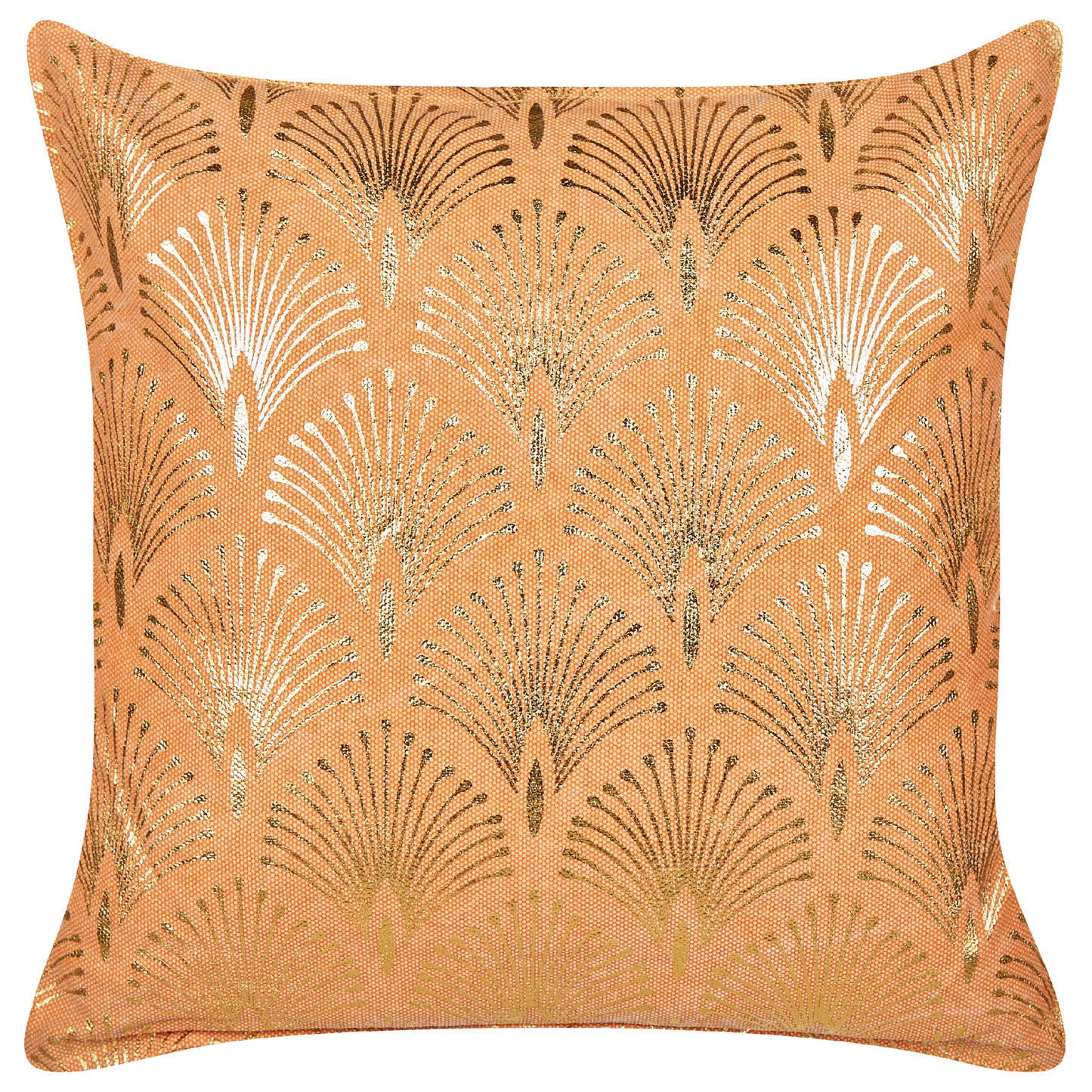 Dekokissen 2er Set HOYA Baumwolle 45 x 45 cm Orange Geometrisches Muster