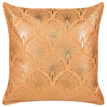 Dekokissen 2er Set HOYA Baumwolle 45 x 45 cm Orange Geometrisches Muster