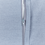 Dekokissen RUELLIA Samtstoff 45 x 45 cm Grau Tiermuster