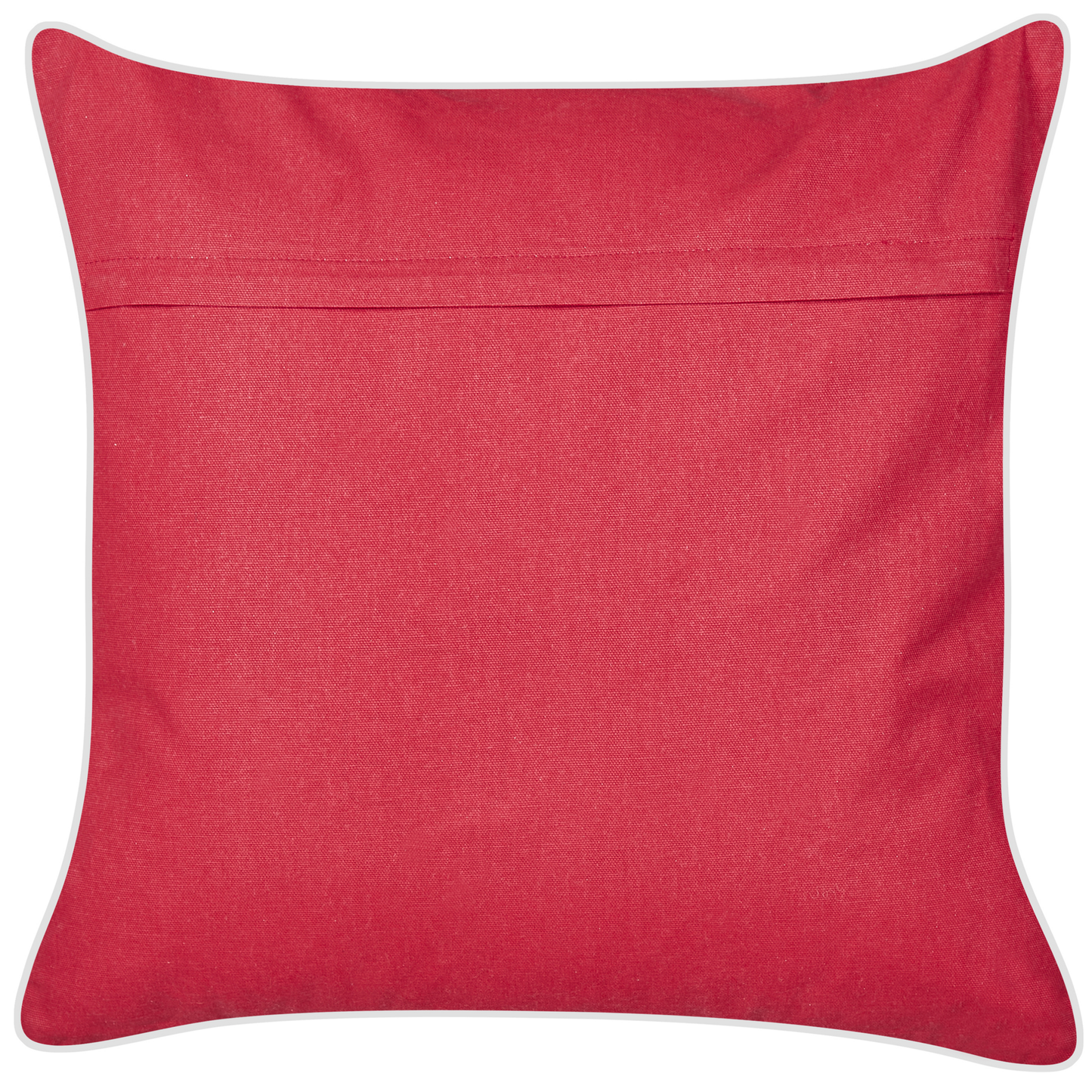 Dekokissen 2er Set SIDERASIS Samtstoff 45 x 45 cm Rot Mit Aufschrift