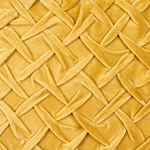 Dekokissen Stickerei Baumwolle Gelb CHOISYA 30 x 50 cm