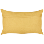 Kissen 2er Set Stickerei Baumwolle Gelb CHOISYA 30 x 50 cm