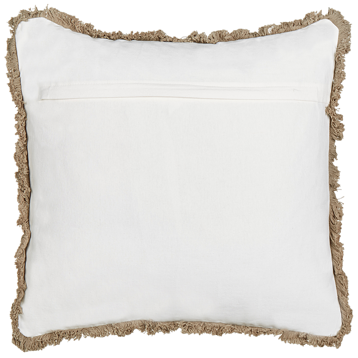 Dekokissen 2er Set PSILOTALES Baumwolle 45 x 45 cm Beige Blumenmuster