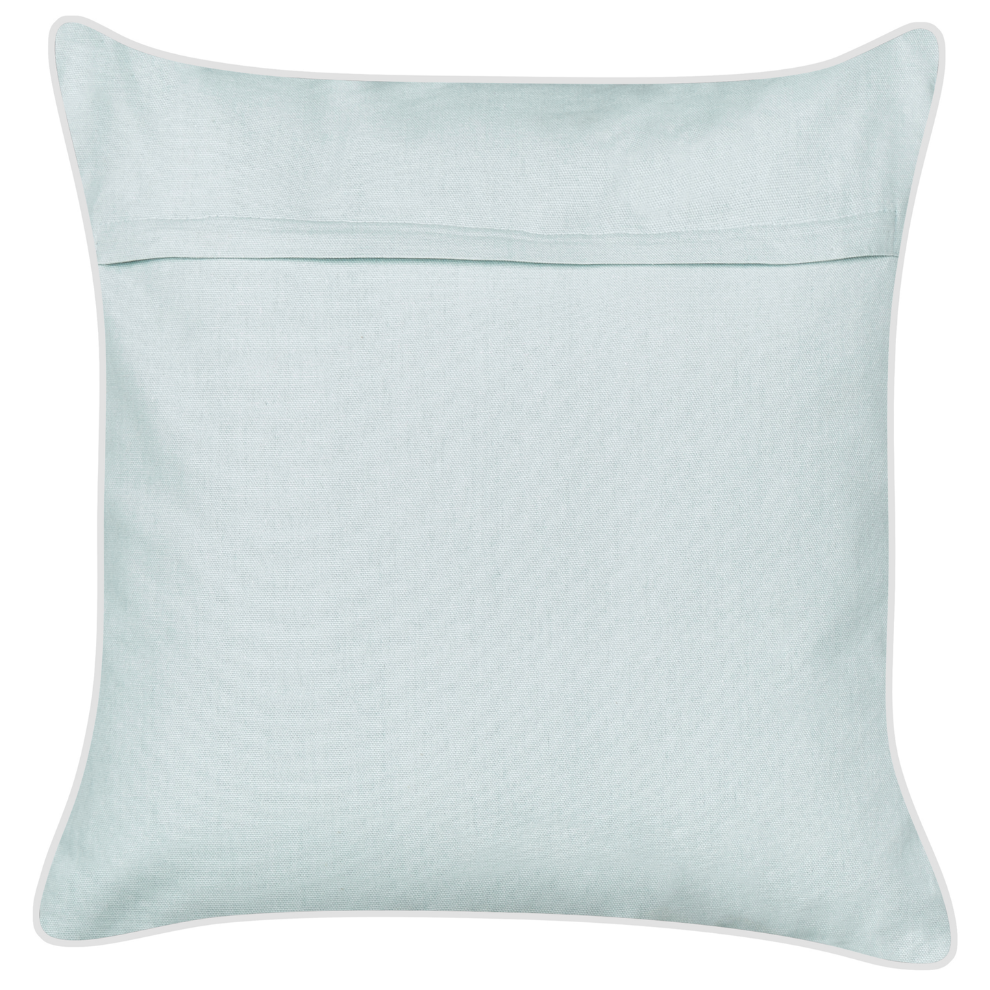 Dekokissen LAMINARIA Samtstoff 45 x 45 cm Hellblau Tiermuster