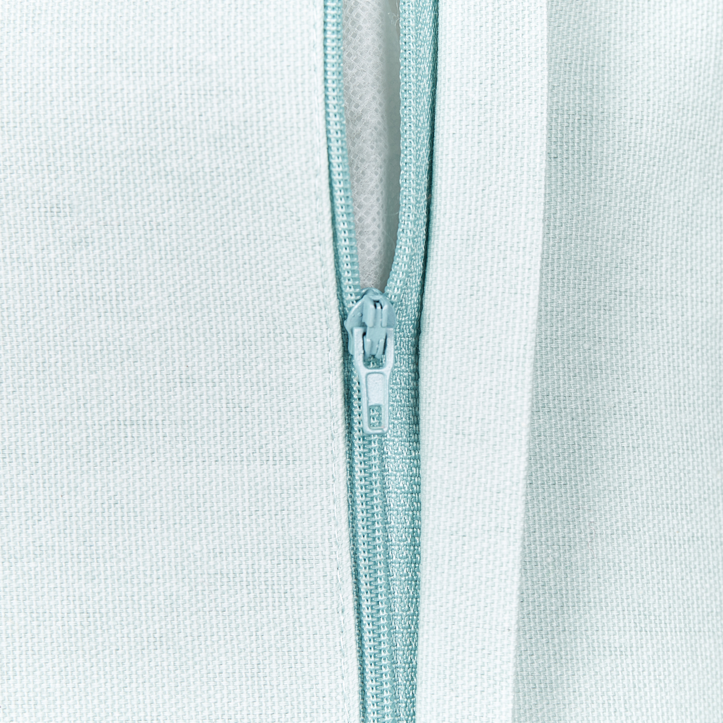 Dekokissen 2er Set LEATHESIA Samtstoff 45 x 45 cm Hellblau Abstraktes Muster