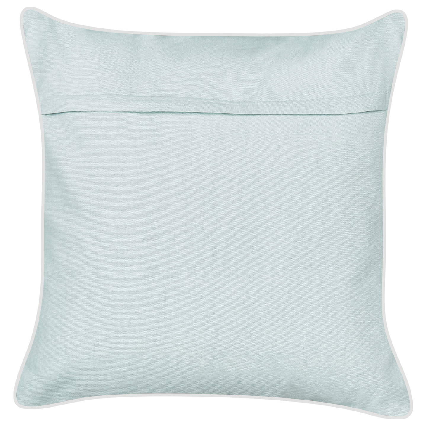 Dekokissen BOSSIELLA Samtstoff 45 x 45 cm Hellblau Tiermuster