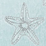 Dekokissen 2er Set CERAMIUM Samtstoff 45 x 45 cm Hellblau Blumenmuster