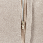 Dekokissen 2er Set CERAMIUM Samtstoff 45 x 45 cm Pastellrosa Blumenmuster