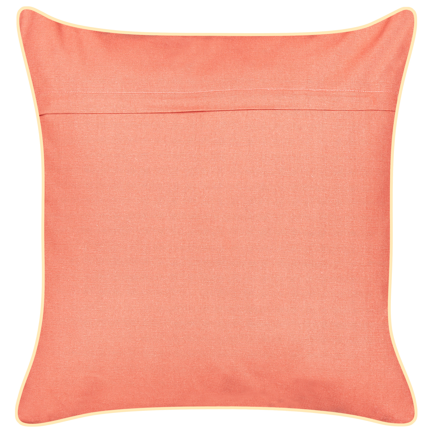 Dekokissen LAMINARIA Samtstoff 45 x 45 cm Korallenrot Tiermuster