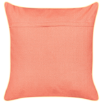 Dekokissen 2er Set LAMINARIA Samtstoff 45 x 45 cm Korallenrot Tiermuster