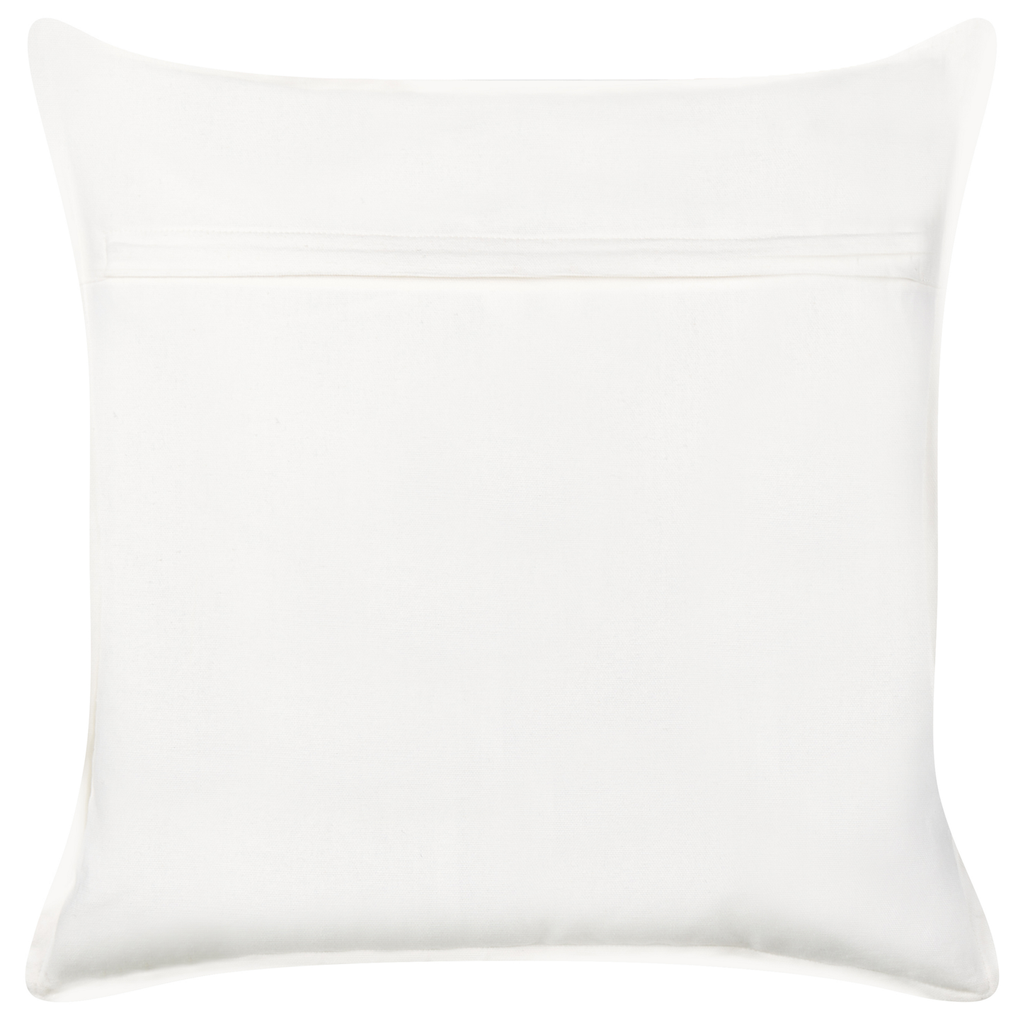 Dekokissen CORALIUM Baumwolle 45 x 45 cm Weiss Pflanzenmuster