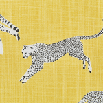 Dekokissen 2er Set ARALES Baumwolle 30 x 50 cm Gelb Tiermuster