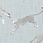 Dekokissen 2er Set ARALES Baumwolle 45 x 45 cm Hellgrau Tiermuster