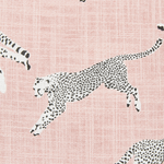 Dekokissen 2er Set ARALES Baumwolle 45 x 45 cm Pastellrosa Tiermuster