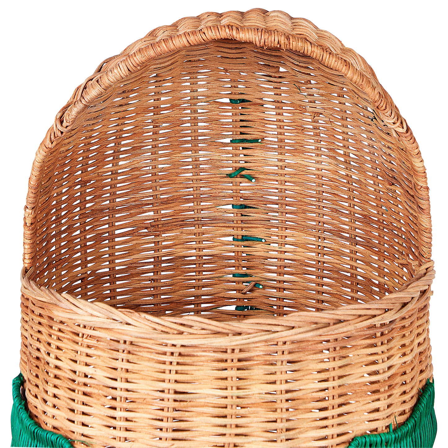 Aufbewahrungskorb Rattan naturfarben Drachenform 51 cm CRADOCK