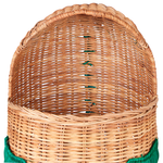 Aufbewahrungskorb Rattan naturfarben Drachenform 51 cm CRADOCK