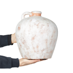 Dekovase IPOH Keramik 30 cm Cremeweiss
