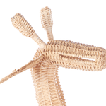 Aufbewahrungskorb Rattan naturfarben Giraffenform 70 cm HAINAN