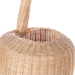 Aufbewahrungskorb Rattan naturfarben Giraffenform 70 cm HAINAN
